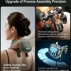 Molding Hot Compress Combined In One  Electric Neck  Shoulder And Back Massager 