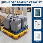 Spill Containment Pallet For 1 Drum 1500 Lbs Capacity Hdpe Tray 26 5x26 5x6 