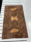 Walnut Burl Raw Wood Veneer 2 Sheets 11   X 7   48k