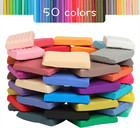 Polymer Clay 50 Colors  Modeling Clay For Kids Diy Starter Kits  Oven Baked Mode