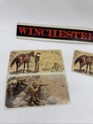 Vintage 10 75 x2  Winchester Cardboard Print W  3 Western Scenes Prints