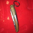 Vintage  Hoffritz  Folding Pocket Knife Ring - Lock   Made In New York