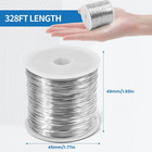 328ft 0 4mm Jewelry Wire  26 Gauge Tarnish Resistant Beading Wire For Jewelry