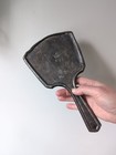 Vintage Antique Silver Plated Hand Held Vanity Mirror 11  Lovely Hand Mirror