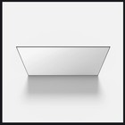 Valerion 135  Matte White Fixed Projector Screen 4k 8k