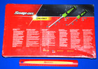 Snap-on Tools New 12 Piece Instinct Green Soft Grip Combination Screwdriver Set