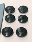 Vintage Girl Scout Leader Buttons Uniform Set Of 6 Official