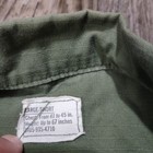Vintage Us Army Combat Tropical Jacket Mens Large Short Green Og-107 Patch Marks