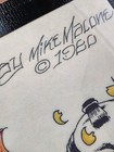 Rare 1980 Mike Rollo Malone Vintage Tattoo Flash Sheet Biker Reaper Skull 11x16 