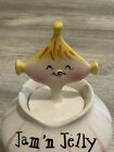 Vintage 1958 Holt Howard Pixieware Jam   Jelly Condiment Jar   Spoon
