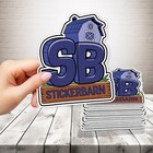 Custom Stickers   Product Labels   Pack Of 50   2 Designs   Die-cut Stickers