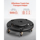 2 Packs Round Trash Can Dolly Fit 20  32  44  55 Gal Garbage Container