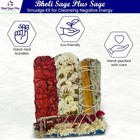 Bholi Sage Plus Sage Smudge Kit For Cleansing Negative Energy And Cleansing Home