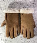 Ugg Women s Sheepskin Glove With Shearling Chestnut Size Medium 15108 New