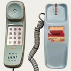 1972 Western Electric Bell Trimline Touch-tone Desk Phone Blue