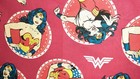 Wonder Woman Red Medical Surgical Bouffant Scrub Hat Large