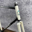 Vintage Nishiki Sport Frame Set 58 Cm Black White  Crmo Steel 126 80s Race Bike