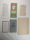 Vintage Lot House Paint Samples And How To Brochures  1930s - 1950s