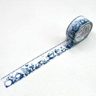 Blue Tea Set Washi Tape Junk Journal Cora Crea Crafts Scrapbooking