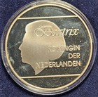 Aruba  25 Florin 1986 Gem Proof W case  Status Aparte   7435 Oz Silver