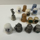 Lot Of 25 Mixed Material And Years Vintage Collectible Thimbles
