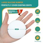  3 15   Door Stoppers Wall Protector  6 Pcs Large Size 3 15   6 Pcs   White