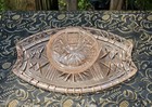 Vintage Art Deco Pink Depression Glass Dressing Table Vanity Set Tray   Trinket