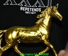 11 old China Dynasty Bronze Fengshui Zodiac Year Animal Horse Statue Sculpture