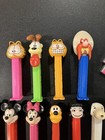Lot Of 30 Vtg Pez Candy Dispensers Disney Marvel Garfield Snoopy Mickey Mouse