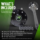 Revolution Gear Fits 2007-18 Jk Rubicon 4340 Chromoly 32 Spline Rear Axle Kit