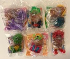 Vintage 1996 Mcdonalds Halloween Happy Meal Toys Complete Set Of 6 In Pkgs   Box