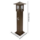 Modern Standing Cigarette Butt Disposal Dark Gold Outdoor indoor Ashtray