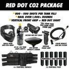 Maddog Tippmann Cronus Tactical Co2 Red Dot Paintball Gun Marker Package Olive