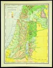 Vintage Palestine Geography Map Jerusalem Israel Original Ca 1908 Antique