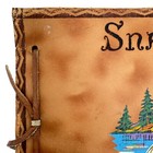 Vintage Brainerd Minnesota Hand Painted Leather Photo Album - No Pictures 25 Pg