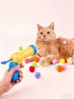 Cat Ball Toy Launcher Gun 20pcs Cat Toys For Indoor Cats Interactive Kitten Toys