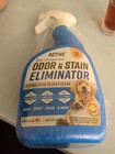 Pet Odor And Stain Eliminator - 32 Oz Active Enzyme Cleaner For Dog   Cat Uri   