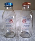 Homestead Creamery burnt Chimney Va Quart Glass Milk Bottles 2014 2018 With Caps