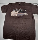 Eric Clapton s Jeff Beck Tribute Black  guitar  T-shirt