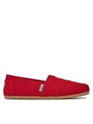 Toms Alpargata 10000874 Womens Size 6 5 Red Canvas Shoes