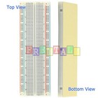 830 Point Solderless Breadboard 65 Pcs Jumper Cable Mb-102 Power Supply Module