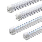 2-24 Pack 4ft 8ft Led Tube Light Fixture T8 Ceiling Shop Lamp 72w 8400lm 6000k