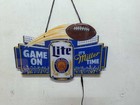 Miller Lite Beer  game On It s Miller Time  Nfl Football Led Light Up Sign New