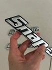 Snap-on Tool Box Logo Emblem Chrome Silver Badge Decal 8  Inch Long - New
