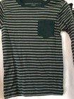 New Carter s Boys Stripe Pajama Set Snug Fit Long Sleeve Pants Green Taupe Upick