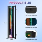Baseball Bat Display Case With Led - Wall Mount Bat Display Cabinet Bat Holder