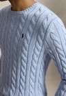 Ralph Lauren Mens Blue Sweater Size M New With Crew Neck Tag