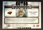 2024-25 The Cup Marc Andre Fleury Foundations Quad Jersey Patch On Card Auto  15