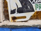 Vintage Smokey Bear Porcelain Sign Forest Service Natl Park Camp Fire Tag Topper