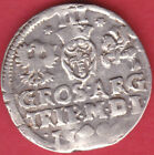 R  Poland Lithuania 3 Groschen 1594 Vilnius Sigismund Iii Vf xf Details  4254